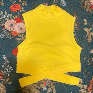 Yellow Sleeveless Women's Top